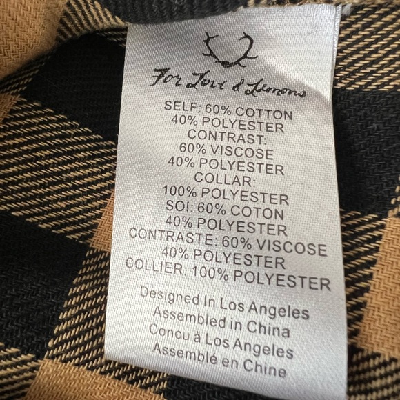 🎯NWOT For Love And Lemons Yellow Black Size Small - Picture 14 of 16